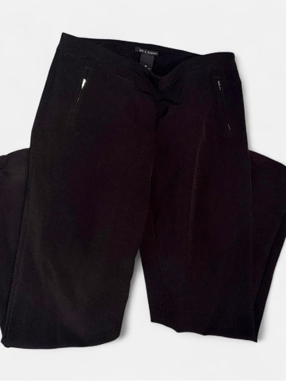 Black Dress Pants with Zip Pockets